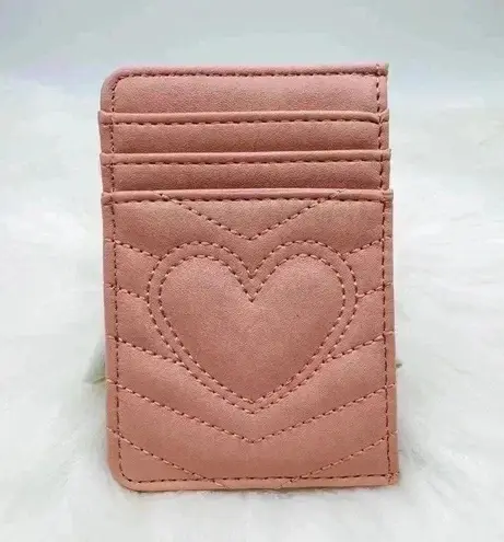 Light Pink Love Heart Card Holder