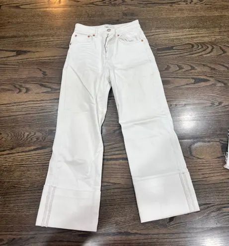 ZARA Jeans White Size 4