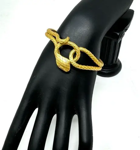 JULIE VOS 24K gold plated serpent cuff, NWOT