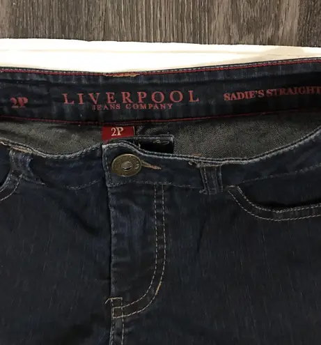Liverpool Jeans Company Straight Mid Rise Size 2P