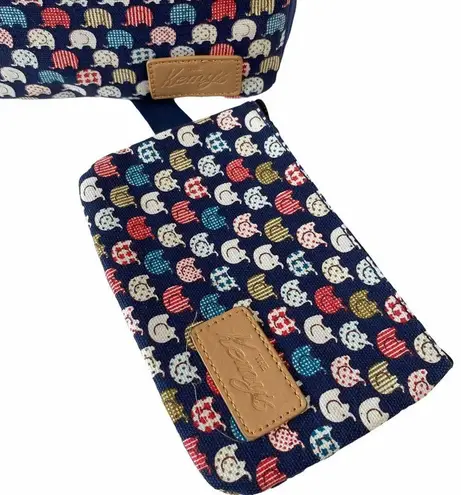 new Kemy’s ☀︎︎ Crossbody Purse Handbag Bag ☀︎︎ Elephant Print ☀︎ Navy Blue ☀︎