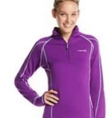 Avalanche Outdoor Women's Quarter Zip Pullover Purple Size Medium