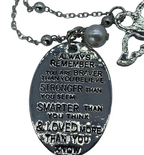 New Braver&Stronger inspirational fashion necklace