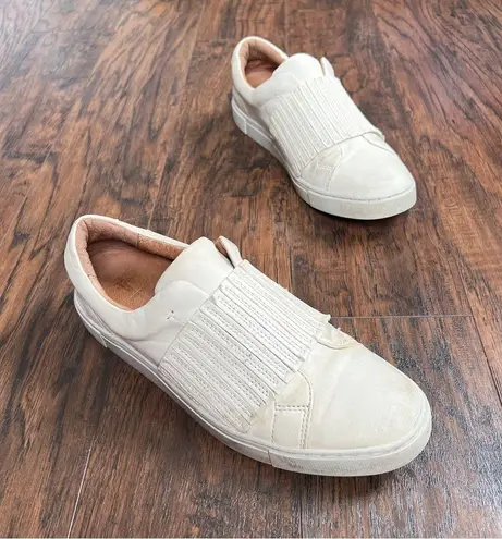 Frye  • Ivy Gore Slip On sneaker trainer loafer flat White Nappa Leather