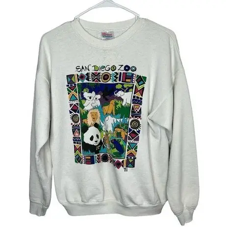 Hanes  Vintage San Diego Zoo Crewneck Pullover