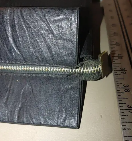 Forward Black and Brass Clutch Business Message Briefcase Vintage Bell Zipper