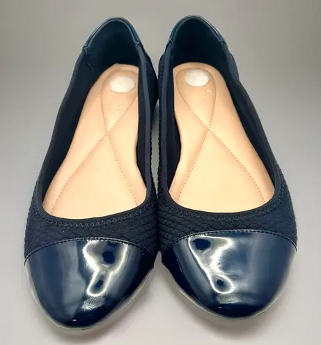 Alfani Tavii Women’s Cushioned Navy Blue Ballet Flats