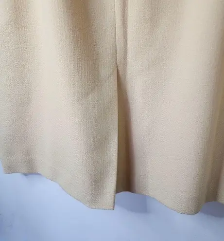 Kasper Vintage Yellow Wool Blend Blazer Jacket Skirt Set