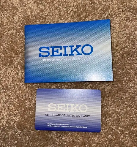 Seiko watch and necklace NWT set