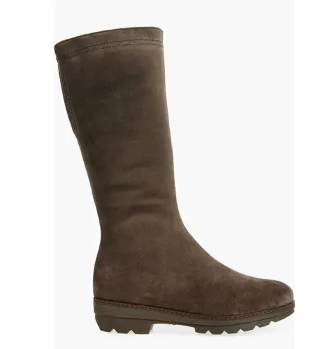 La Canadienne Villa Waterproof Faux Shearling gray Lined Tall Boot Women Sz 7.5