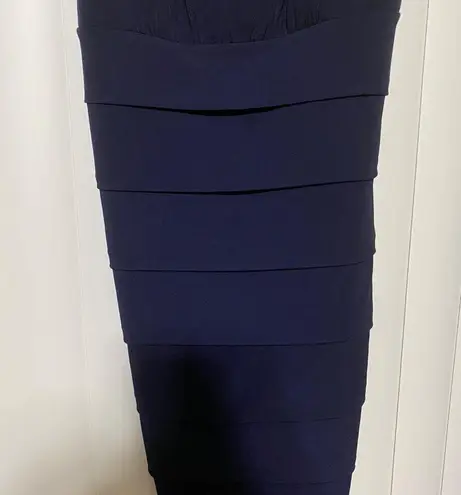 Sweet Storm  navy blue scaled dress