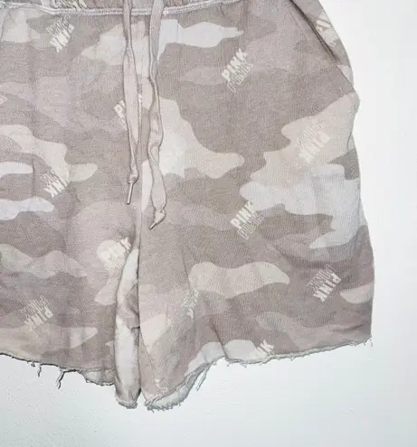 PINK - Victoria's Secret PINK Victoria’s Secret Tan Camo High Rise 5” Lounge Boy Shorts