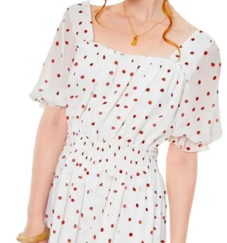 NWT VooDoo Vixen Strawberry Print Midi Dress Size 8