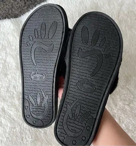 Boutique Fluffy bow slide 7