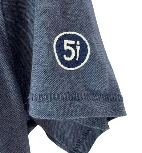 Travis Mathew Featherweight Polo Five Iron Golf Logo Blue Size M