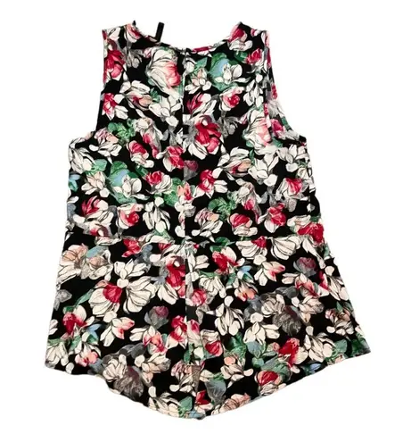 BCBGMAXAZRIA  floral tank blouse