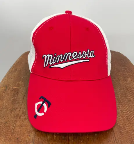 Minnesota Twins Baseball Hat Red White Mesh Dairy Queen Game Promo 2012 One Size