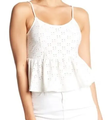 Hiatus ✨ Knit Eyelet Babydoll Tank Top ✨