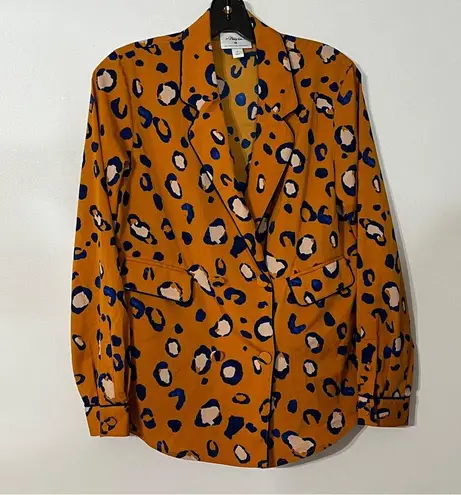 3.1 Phillip Lim for Target Animal Print Orange Blue Blazer