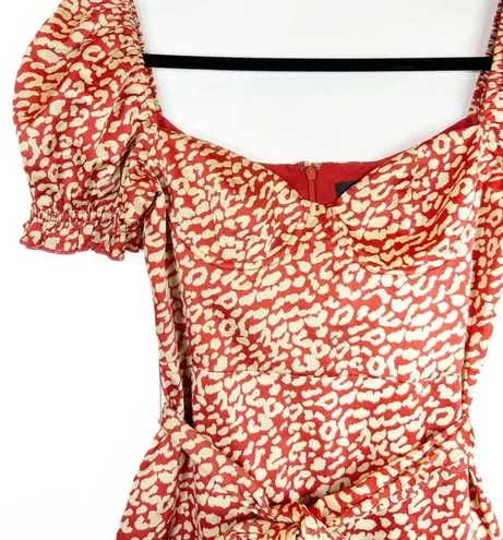 Majorelle NWOT  Shiloh Mini Dress in Red Leopard.