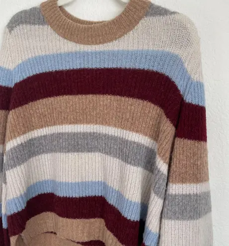 Baum Und Pferdgarten Courtney Autumn Tan Striped Pullover Sweater