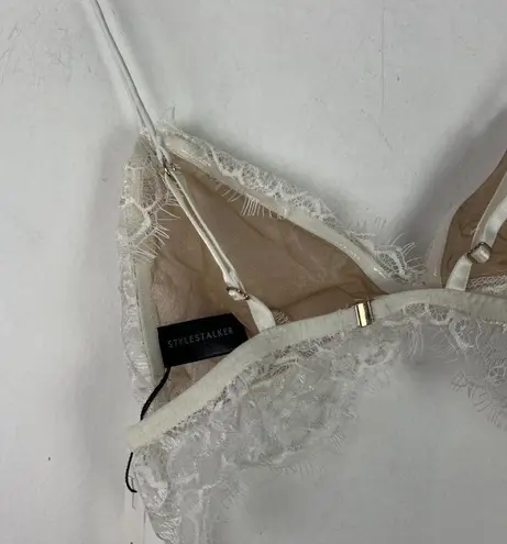 Stylestalker NWT  Mellina Bra Lace White Size Medium M NEW