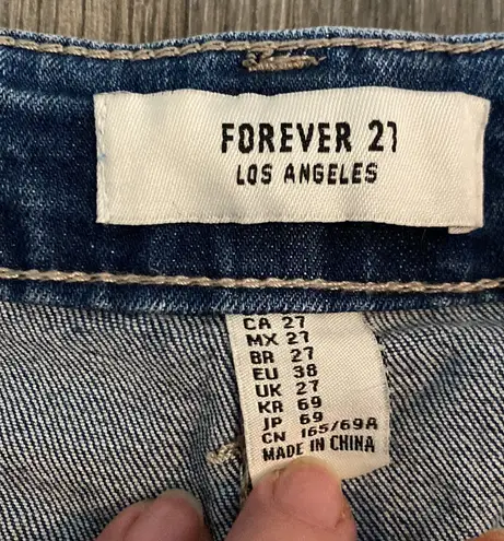 Forever 21 Los Angeles Denim Mini Skirt