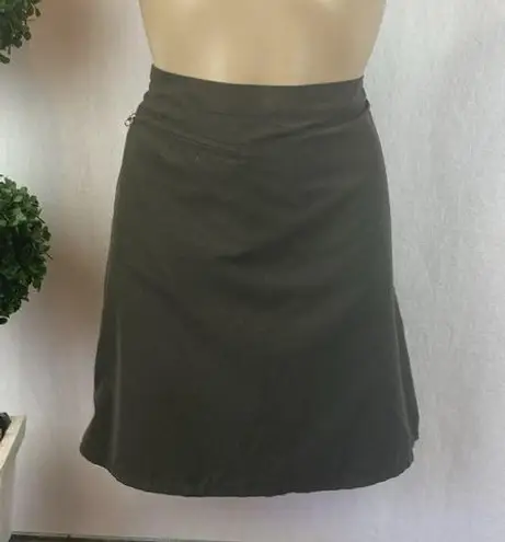 Patagonia  Brown Athletic Sport Side Zip Mini Skort Skirt 8