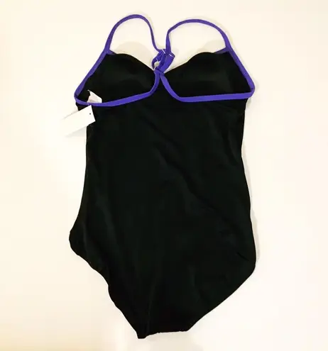 Jag One Piece Bathing Suit Black Blue 12