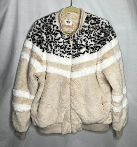 Katydid Women's Soft Fuzzy Lined Full Zip Up Jacket XL Black