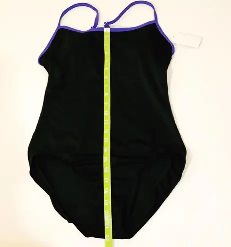 Jag One Piece Bathing Suit Black Blue 12