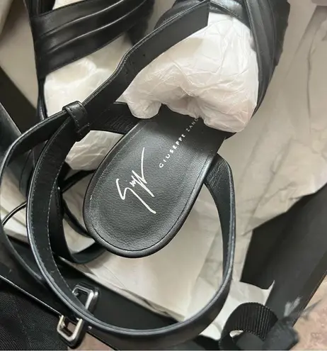 Giuseppe Zanotti Black Platform Heels, Size EU 36.5, Retail $995.00