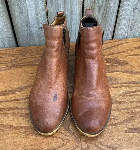 American Eagle  brown leather basel ankle boots 6.5