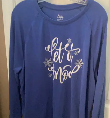 State of Mine FINAL MARKDOWN  let it snow long sleeved oversized tee xl - Image 1