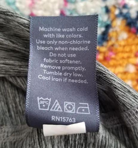 Luna Marina Crochet Trim Flutter Sleeve Top Black