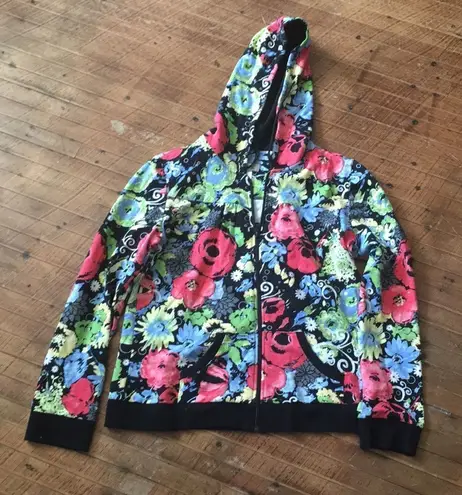 Christopher & Banks floral light weight jacket