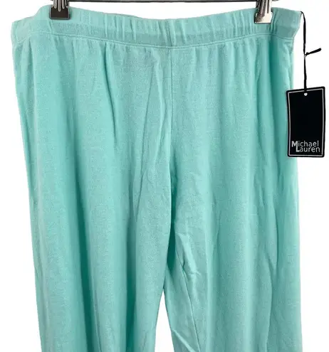 Michael Lauren Nate Crop Sweatpants Mint Large New
