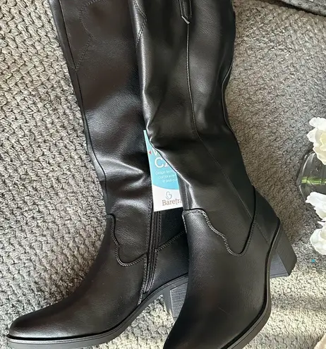 Baretraps  Cyra black wide calf boot size 7.5