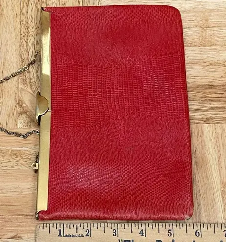 Vintage ETRA Genuine Leather Red Leather Kiss