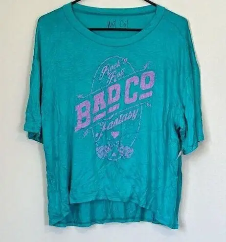 NWT Wst Cst Boxy Oversized Rock 'n Roll Fantasy Bad Co Shirt