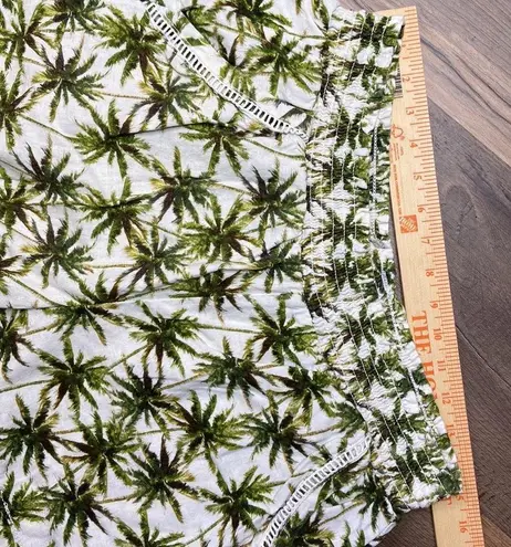 Briggs New York BRIGGS Women’s Palm Tree Tropical Island Linen Blend Shorts Size Medium - Image 7