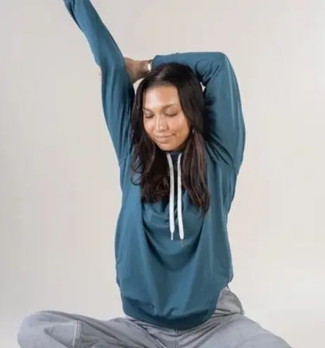 Feat Womens BlanketBlend Move Hoodie Sz XXL Outdoor Sport Gym Hiking Blue