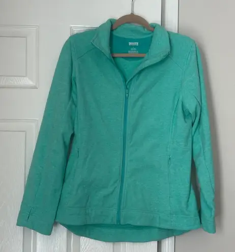 Duluth Trading Co. Frost Lake Fleece Full Zip Jacket Women's Large Green Teal