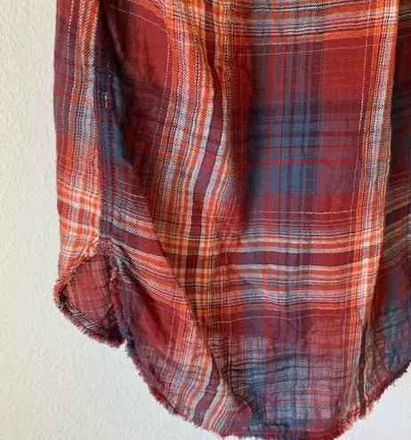 Treasure & Bond Plaid Sleeveless Top