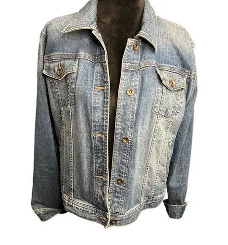 Lauren‎ Jeans Premium Large Denim Women's Jacket Trucker Style Blue Size undefined