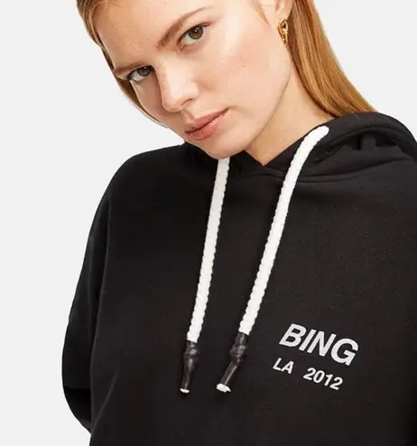 ANINE BING Black Logo Lottie Hoodie XS/S