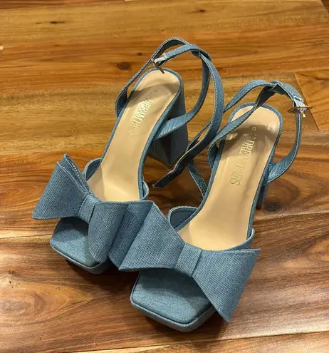 Boutique Denim Heels 