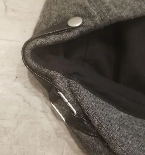 Michael Stars 💕💕 Buckled Up Driver Hat Abalone Gray NWT