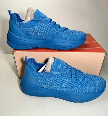 Easy Spirit Power Lace-Up Platform Sneakers Blue casual classic summer comfy