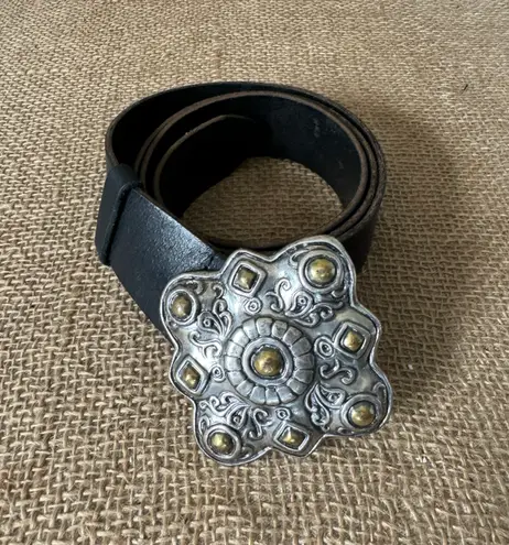 Olga Santini Womens Italian Designer Leather Belt XLrg